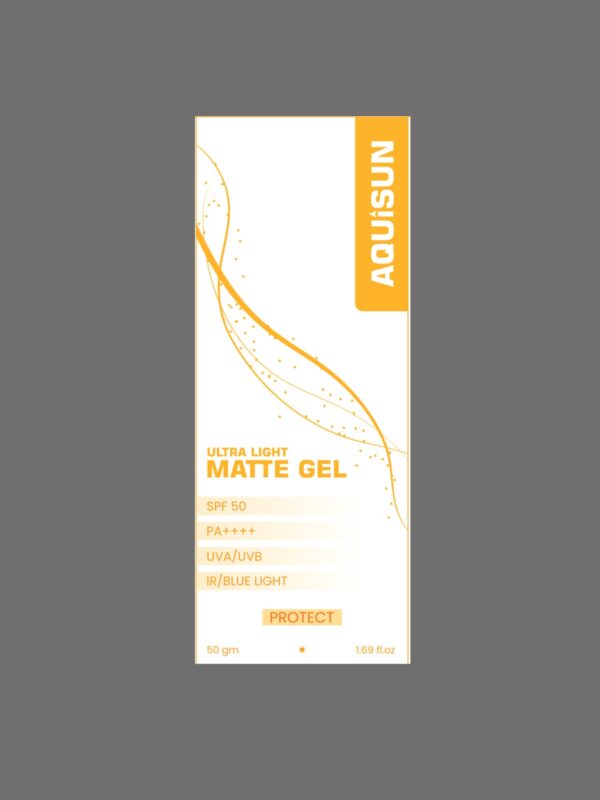 AQUISUN ULTRA LIGHT MATTE GEL 50gm